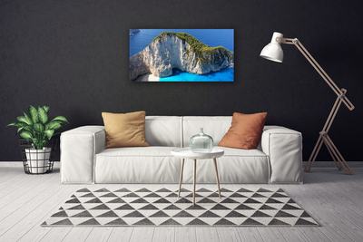 Slika canvas Rocks Sea Landscape