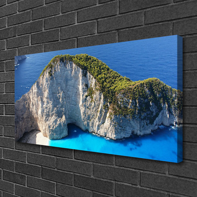 Slika canvas Rocks Sea Landscape