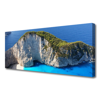 Slika canvas Rocks Sea Landscape