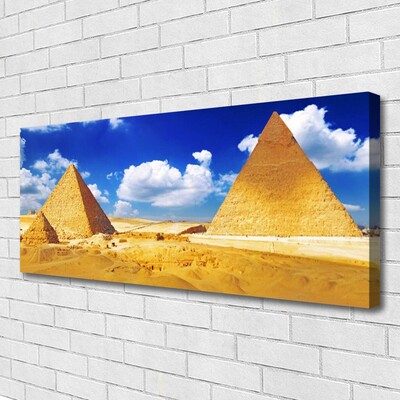 Slika canvas Pejzaž pustinjske piramide