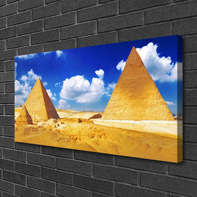 Slika canvas Pejzaž pustinjske piramide