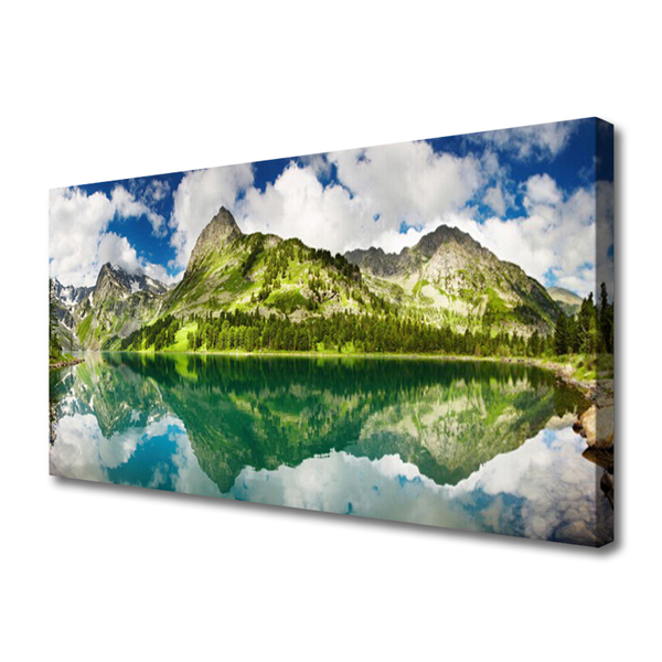 Foto slika na platnu Planine Lake Landscape