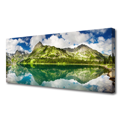 Foto slika na platnu Planine Lake Landscape