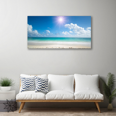 Slika na platnu Sea Beach Sun Pejzaž
