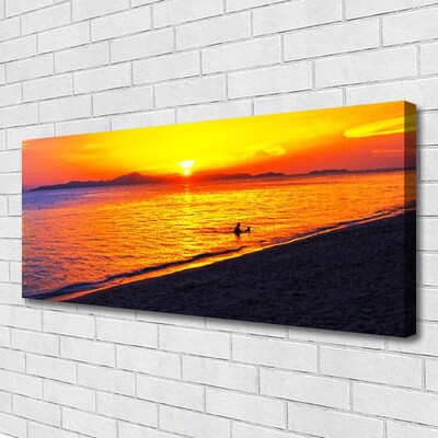 Fotografija na canvas platnu More Sunce Plaža Krajolik