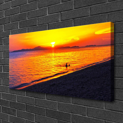 Fotografija na canvas platnu More Sunce Plaža Krajolik