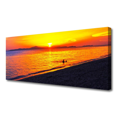 Fotografija na canvas platnu More Sunce Plaža Krajolik