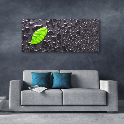 Slika na platnu Leaf Drops Art