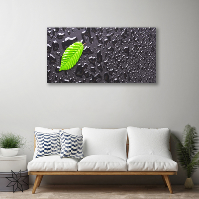 Slika na platnu Leaf Drops Art