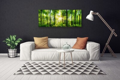 Slika na platnu Šumska priroda Drveće