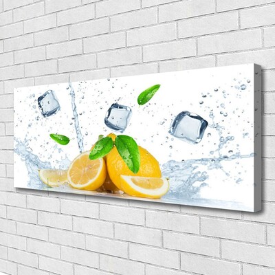 Slika canvas Lemon Ice Cubes Kitchen