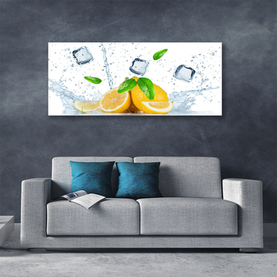 Slika canvas Lemon Ice Cubes Kitchen