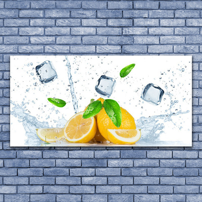 Slika canvas Lemon Ice Cubes Kitchen