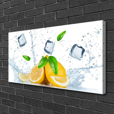 Slika canvas Lemon Ice Cubes Kitchen