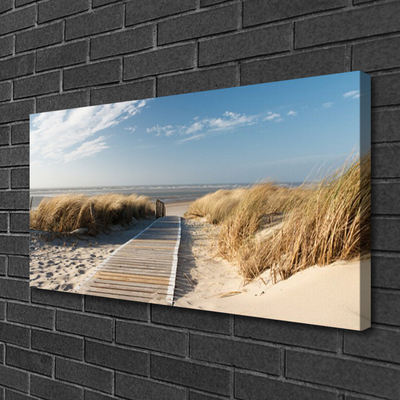 Slika na platnu Pejzaž staze uz plažu