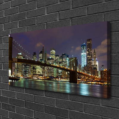 Fotografija na canvas platnu Arhitektura gradskog mosta