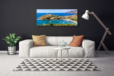 Slika canvas Bay Mountain Beach Landscape