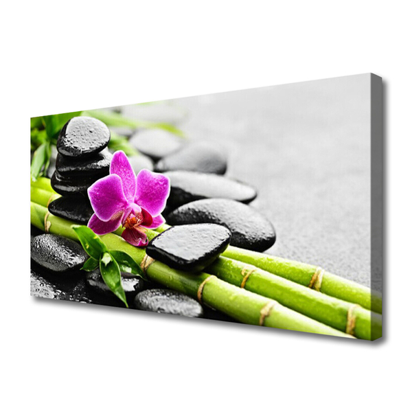 Slika canvas bambus Flower Stones Art