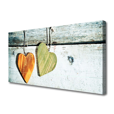 Slika canvas Heart Wood Art