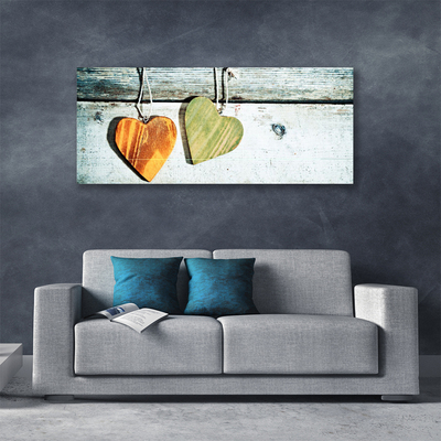 Slika canvas Heart Wood Art