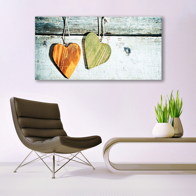 Slika canvas Heart Wood Art