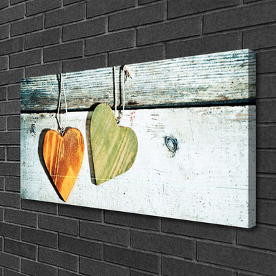 Slika canvas Heart Wood Art