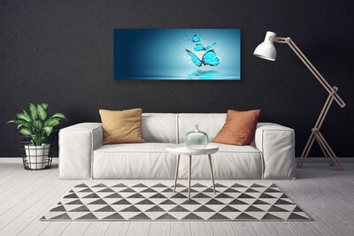 Slika canvas Blue Butterflies Water Art