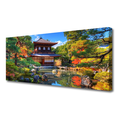 Slika na platnu Vrt Japanski pejzaž