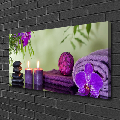 Fotografija na canvas platnu Stones Candles Art