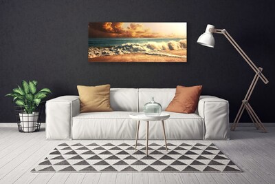 Foto slika na platnu Ocean Beach Waves Landscape