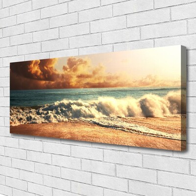 Foto slika na platnu Ocean Beach Waves Landscape