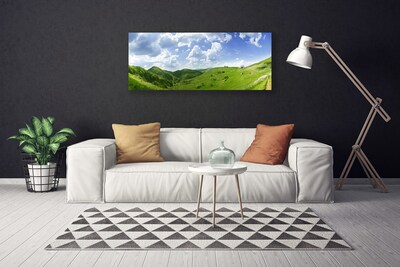 Slika canvas Mountain Meadow Nature Field