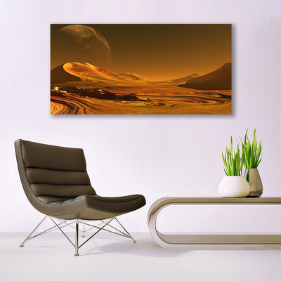 Slika na platnu Pustinjski svemirski krajolik