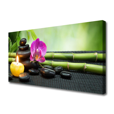 Foto slika na platnu Bamboo Flower Zen Spa