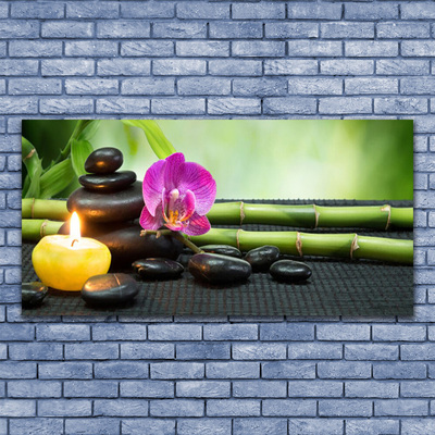 Foto slika na platnu Bamboo Flower Zen Spa