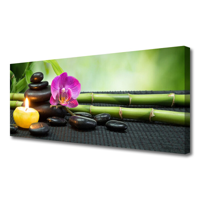 Foto slika na platnu Bamboo Flower Zen Spa