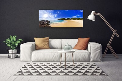 Foto slika na platnu Sunce More Beach Landscape