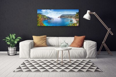 Slika canvas Bay Mountain Sea Landscape