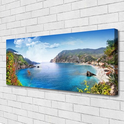 Slika canvas Bay Mountain Sea Landscape