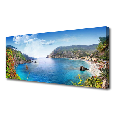 Slika canvas Bay Mountain Sea Landscape