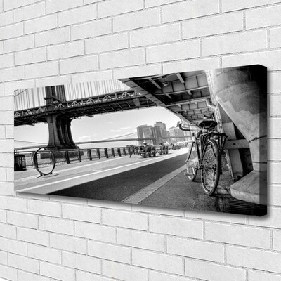 Slika na platnu Biciklistička arhitektura mostova