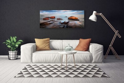 Foto slika na platnu Stones Sea Landscape