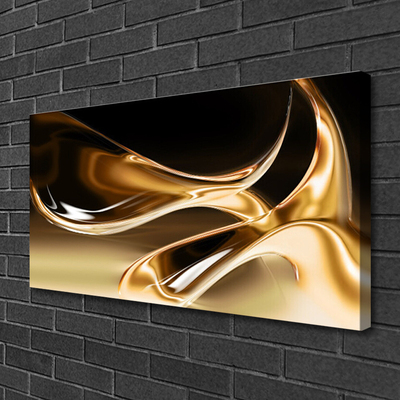 Slika canvas Zlatna apstraktna umjetnost Art