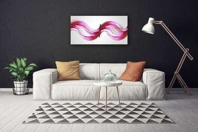 Fotografija na canvas platnu Apstraktna umjetnost valova Art