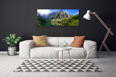 Slika canvas Planine Tatre Morskie Oko Las