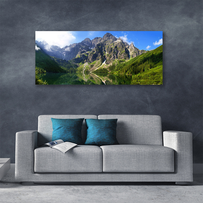 Slika canvas Planine Tatre Morskie Oko Las