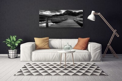 Slika canvas Pristanište Crnog i Bijelog jezera