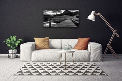 Slika canvas Pristanište Crnog i Bijelog jezera