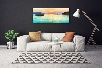 Foto slika na platnu Sunce Rock Sea Landscape