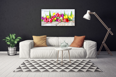 Foto slika na platnu Tulipani Cvijeće Priroda